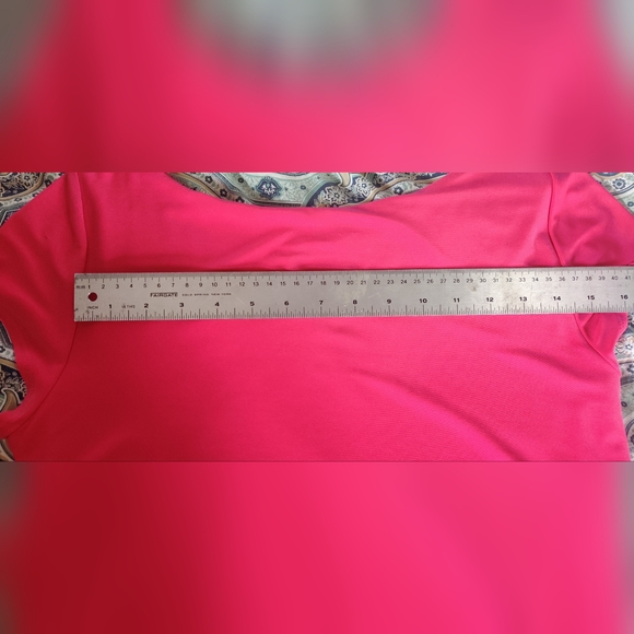 Joseph Ribkoff Fuchsia Layered Midi Dress - Picture 8 of 10